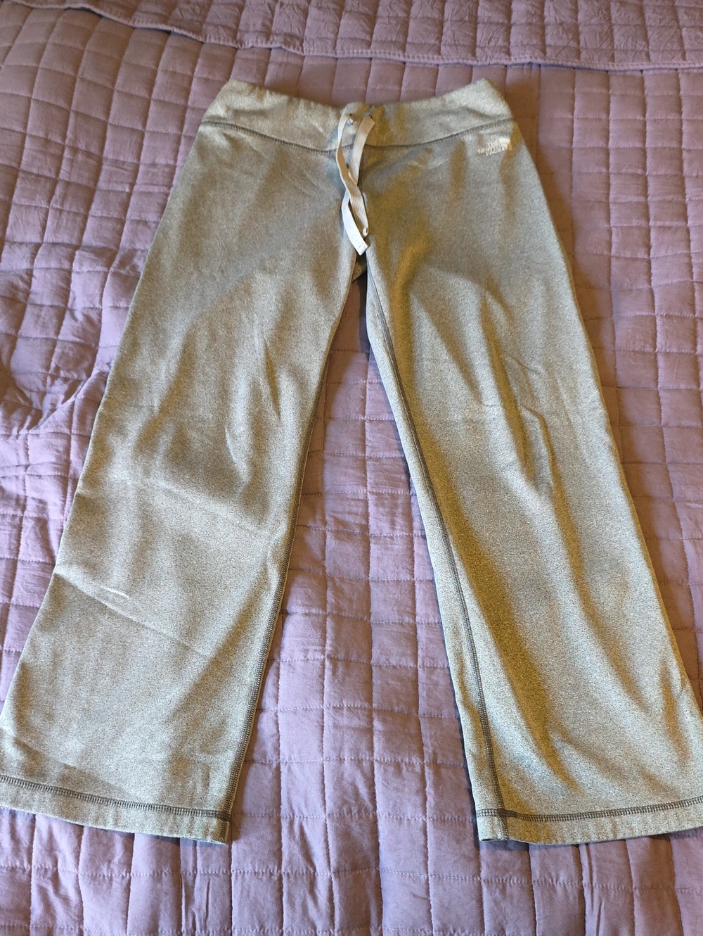 The North Face Women's Light Gray Track Pants Joggers